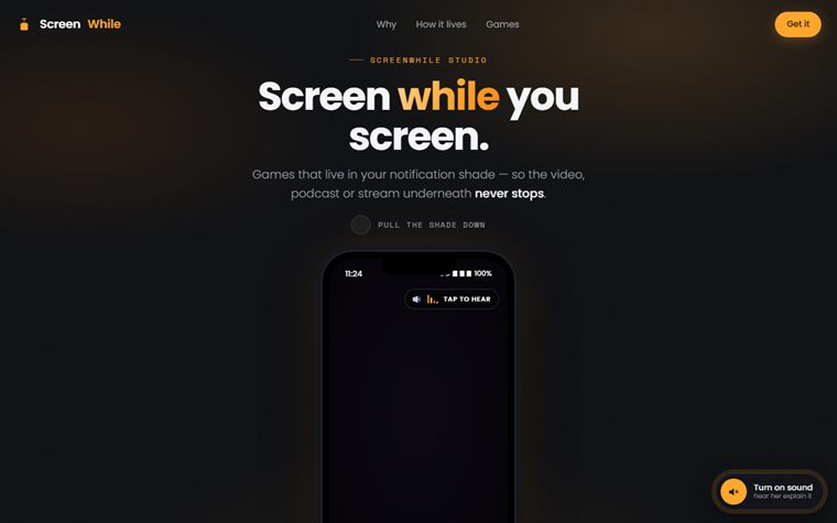 Preview of ScreenWhile